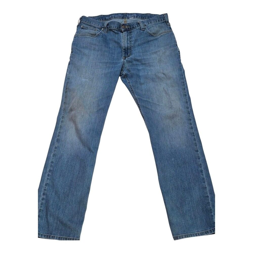 Carhartt Men's Relaxed Fit Blue Denim Jeans Size 36x32